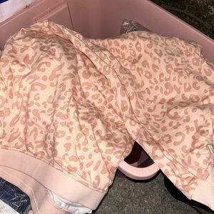 NWOT D&co PINK LEOPARD JOGGERS 5x